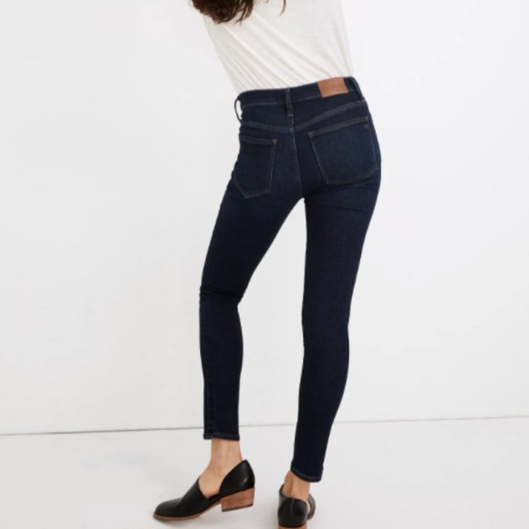 Madewell 9" Mid-Rise Skinny Jeans in Orland Wash: TENCEL™ Denim Edition Size 26 - Picture 9 of 9